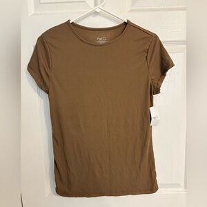 Rue21 Women's Tan Short Sleeve Tee